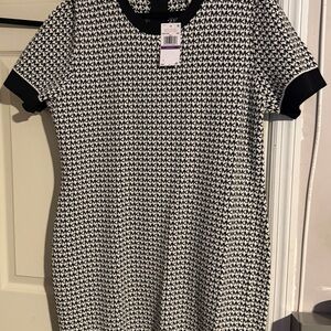 Michael Kors Monochrome Logo Dress